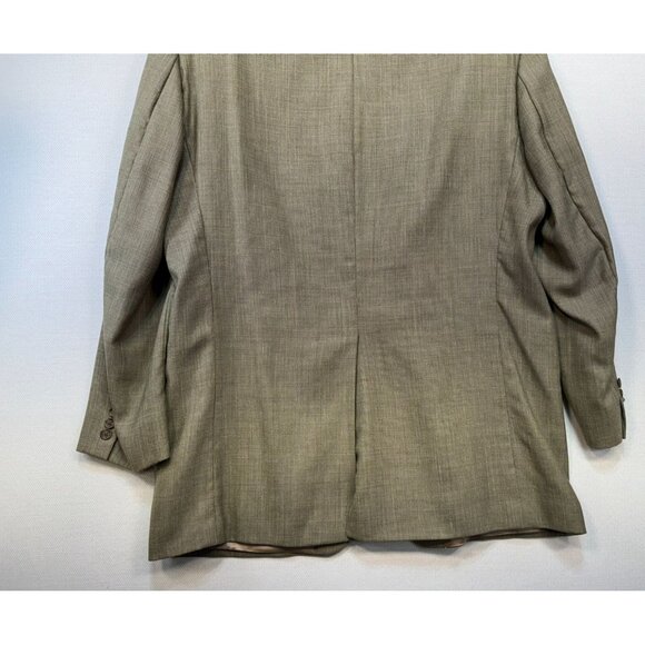 Lauren Ralph Lauren Mens Blazer Jacket 44T Tan Wool Linen Blend - Picture 12 of 13